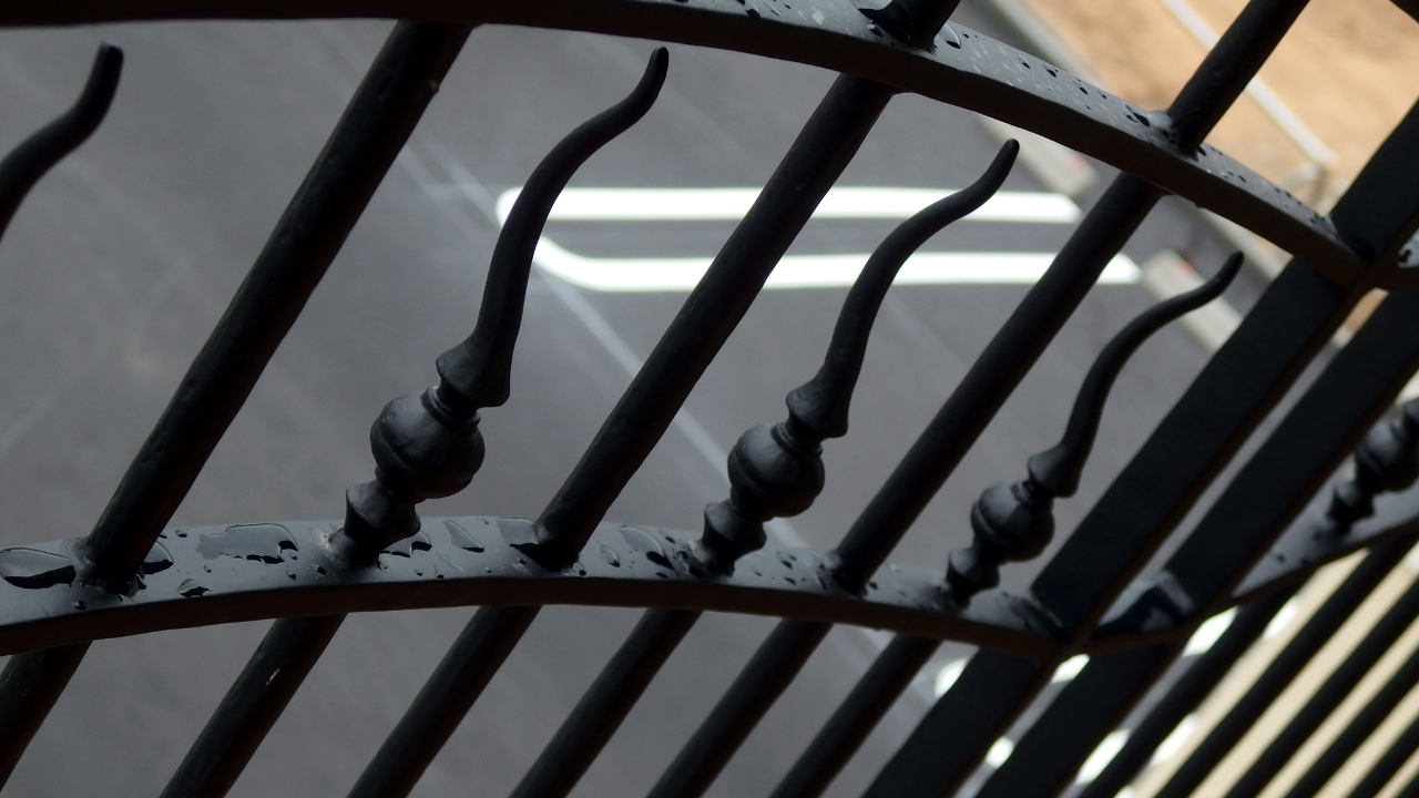 ロートアイアン,フェンス,剣先詳細,総火作り,オリジナル,オーダーメイド