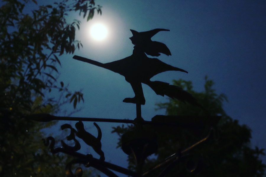 月夜の魔女の風見鶏