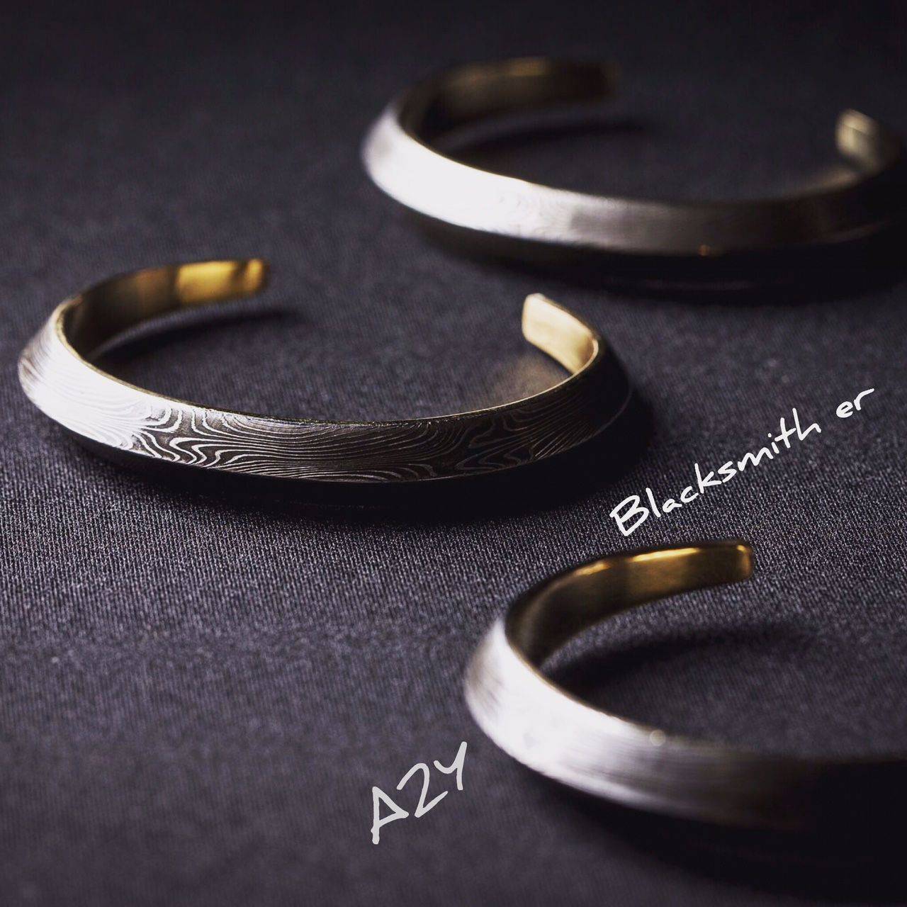 ダマスカス鋼バングル