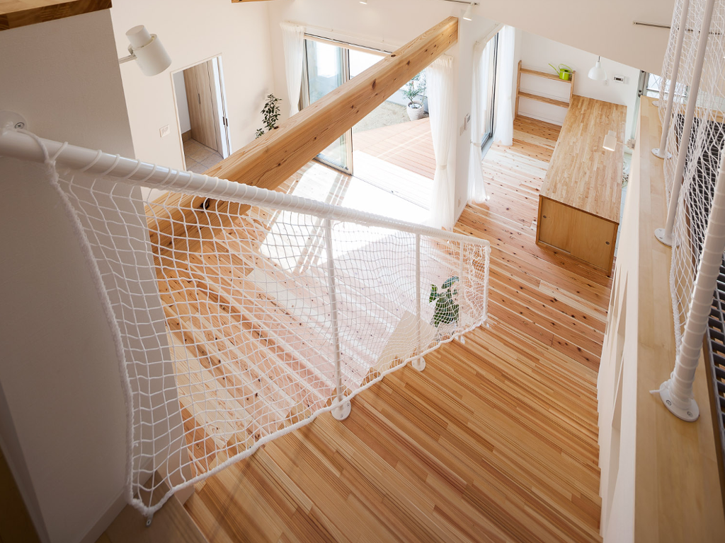 おしゃれなシンプルなアイアン階段手摺